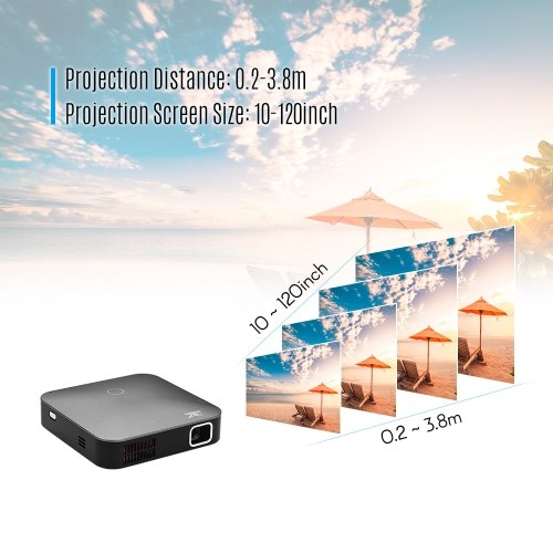 

Smart DLP Portable Projector 4K Resolution HD Image Input