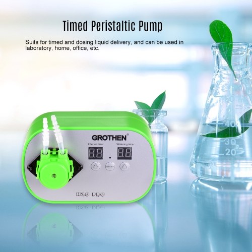 

GROTHEN Timed Dosing Peristaltic Pump Metering Pump Smart Watering Device Amount Timing Control