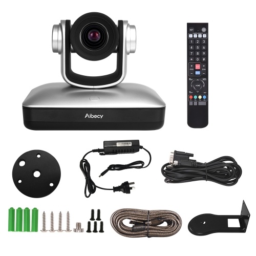 Aibecy HD Video Conference Cam Conference Camera Full HD 1080P Fixed Focus Zoom 105 Degree Wide Viewing