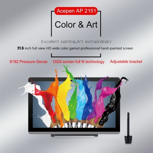 

Acepen AP2151 21.5 Inch Graphic Monitor Drawing Tablet 1920*1080 HD Resolution