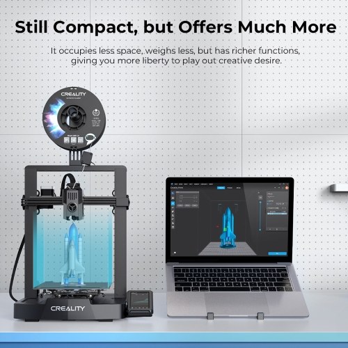 Creality Ender-3 V3 KE 3D Printer High Speed Printing High Temperature Hotend Auto Leveling 220x220x240mm Print Size Suitable for PLA/PETG/ABS/TPU(95A)/ASA 