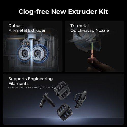 Creality K1C 3D Printer 600mm/s High Speed FDM 3D Printers Print Size 220x220x250mm with Al Camera Observant All-Metal Hot End Kit 