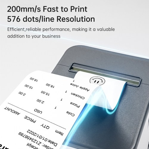 

ZY-Q821 80mm Receipt Printer ESC/POS Thermal Printer