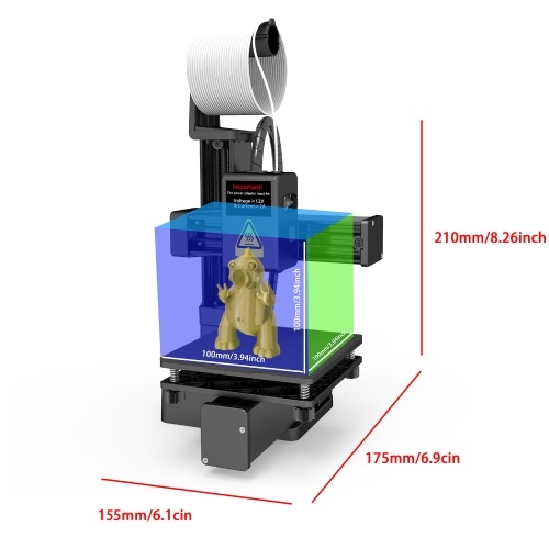 EasyThreed K10 3D Printer Mini Desktop Printing Machine for Kids 