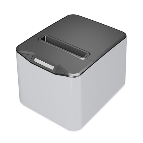 Bisofice Thermo-Rechnungsempfangsdrucker 80mm Desktop-Direkt-Thermaldruck USB+LAN-Verbindung Hochgeschwindigkeit mit Auto-Cutter-Großer Papierkorb
