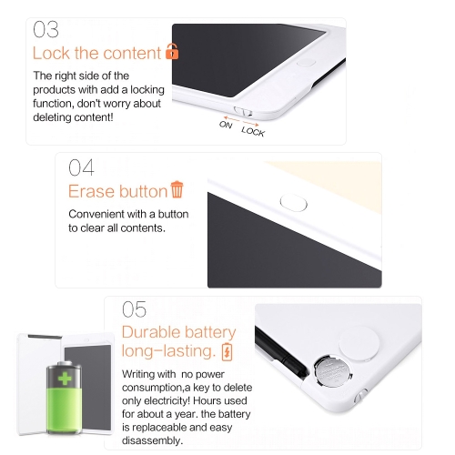 

10inch LCD Digital Writing Drawing Tablet Handwriting Pads Portable Electronic Graphic Board