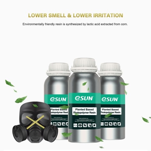 

eSUN Plant-based Rapid Resin 405nm LCD UV-Curing, 500g White
