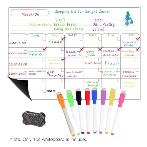 

Magnetic Dry Erase Board Calendar Whiteboard