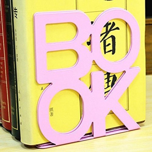 

1 Pair BOOK Letter Metal Bookshelf