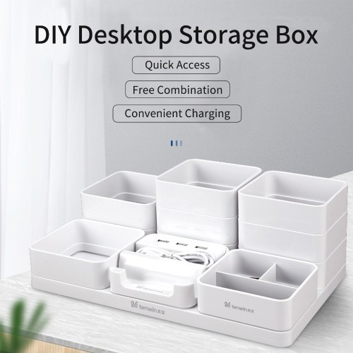 

tenwin Multi-Function Desk Organizer