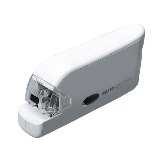 

Automatic Electric Stapler 20 Sheet Capacity with Extra Staple Storage Warehouse Non-Slip Desktop Office Stapler Less Effort for Home Office School Supplies Battery Power Supply