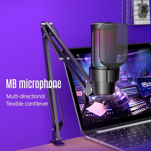 USB Gaming Microphone Computer Mic Kit