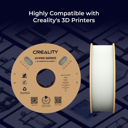 Creality Hyper PLA  Filament 1.75mm High Fluidity High Speed 3D Printing Material