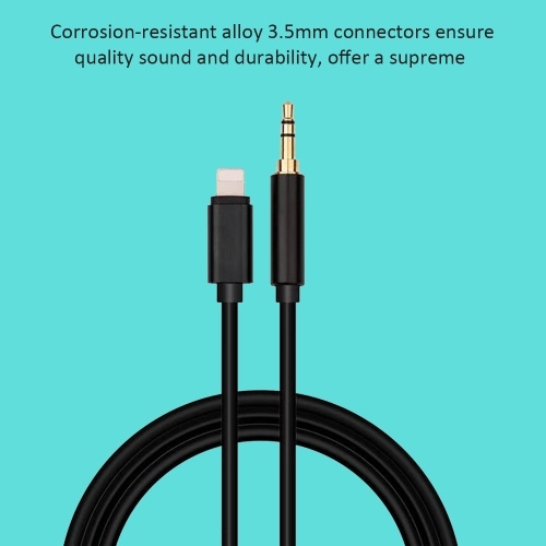 

Audio Cable to 3.5mm Jack Cable Aux Car Music Player Adapter Audio Transfer Cable for iPhone 8 iPad Computer MP3