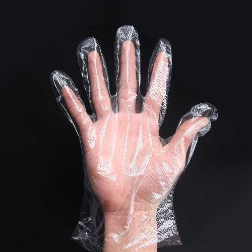 

100 Pcs/lot Disposable PE Gloves Plastic Transparent Food Grade Film Sanitary Gloves Beauty Catering Disposable Gloves From Xiaomi Youpin