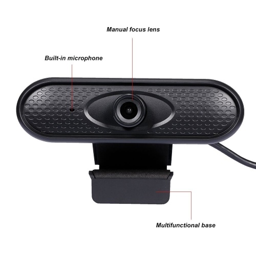 

1080P Webcam Video Call USB Clip-on Desktop Camera Online Remote Teaching Studying Video Chat Web Cam For Computer Laptop Notebook Monitor