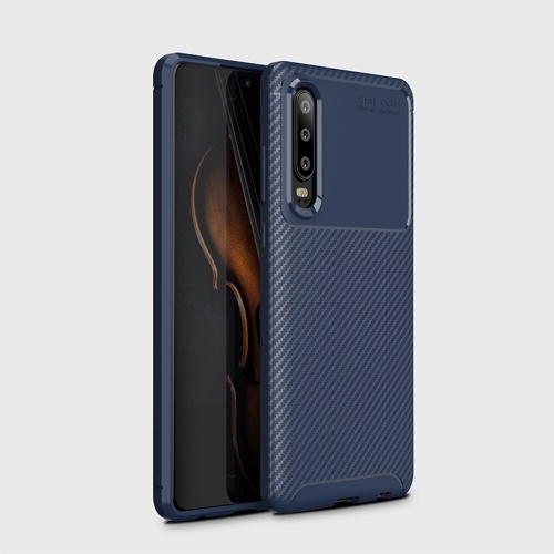 

Phone Case Carbon Fiber TPU Phone Protection Cover Simple Lightweight Mobile Phone Protector for HUAWEI P30