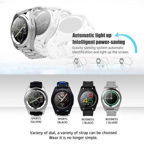 

NO.1 G6 Heart Rate Smart Watch 1.2" Touch Screen MTK2502 BT 4.0 for iPhone 6 Plus 7S Plus Samsung S6 S6 edge HTC Android Smartphone Text Phone Book Call Reminder Pedometer Stylish Design Simple OS
