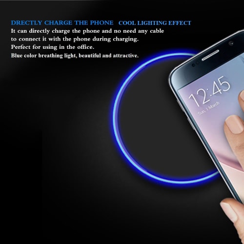 

Qi Wireless Charger Charging Pad 5V/9V 1A~1.6A
