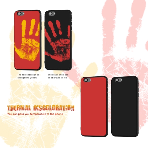 

Fashion Creative Interesting Induction Thermal Sensor Heat Discoloration Magical Phone Back Case Soft Cover for iPhone 6 Plus / 6s