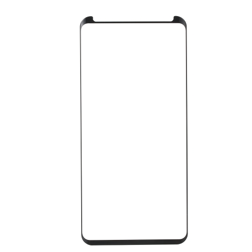 3D Curved Display Schutz HD Clarity Premium gehärtetes Glas Film gebogen Oberfläche 9H Härte Ultra-dünne Front Screen Schutzfolie Anti-Kratz-Anti-Explosion für Samsung Galaxy S9 / S9 Plus