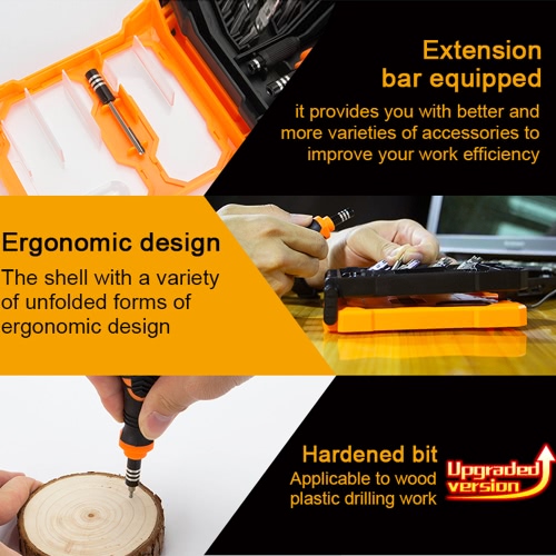 

JAKEMY JM-8160 33 in 1 Portable Hardware Hand Tools Set Precision Screwdriver Set Multifunction Repair Tool Kit
