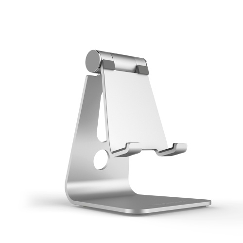 GUILDFORD Mobile Phone Tablet Holder Stand Aluminium Alloy Adjustable Angle for Desk Compatible for Phones Tablet Under 12 inches