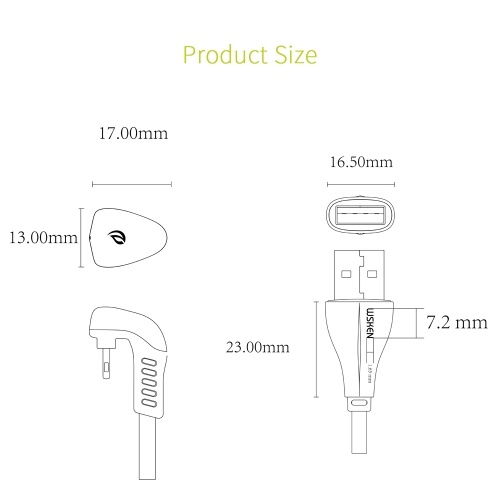 

WSKEN Data Cable 1.2M 5V 2.1A Wire USB Lightning Port Quick Charge Fast Charging Data Transmission U-Shaped Mobile Phone Line For iPhone XR MAX XS 8 7 Plus iPad