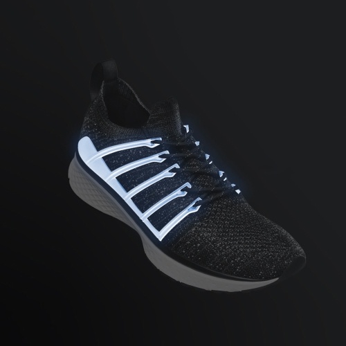 

Xiaomi Mijia Sports Sneaker 2 Sports Running Shoes Breathable New Fishbone Lock Elastic Knitting Vamp Shock-absorbing for Men Outdoor