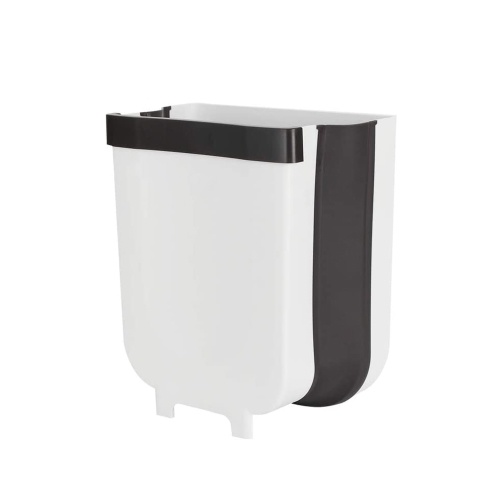 

Wall Mounted Folding Waste Bin Kitchen Cabinet Door Hanging Trash Can Bin Foldable Kitchen Cabinet Door Hanging Trash Can