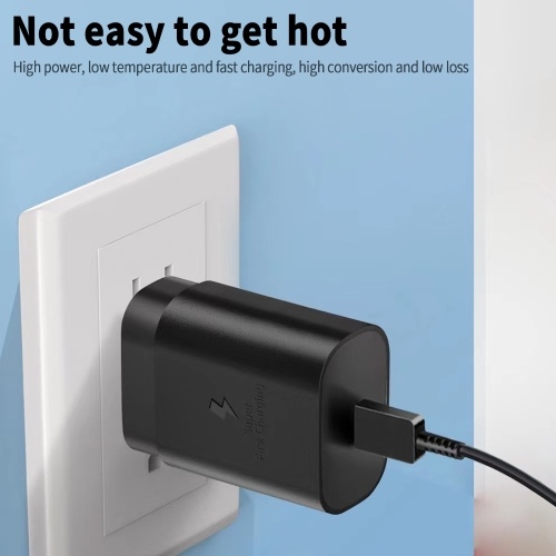 

25W Super Fast Charger USB C Wall Charger with 1m USB C Charging Cable