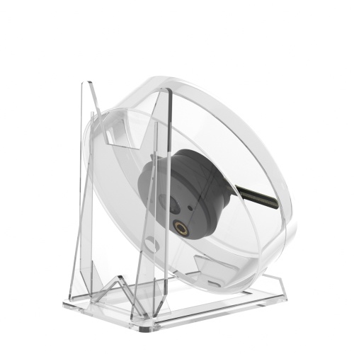DF-11 3D Hologram Fan 11cm LED Holographic Projector Advertising Machine Portable Desktop Naked-Eye Stereo Display Built-in Speaker (Transparent) 