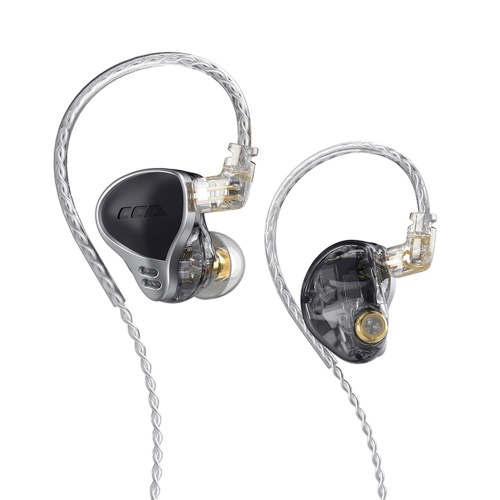 

CCA CA24 24 Units Balance Armature Earphone in-Ear Stereo Bass Headphone with 0.75mm Detachable Cable Professional Comfortable Earbuds (No Mic)