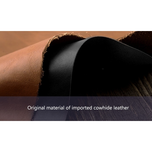 

QIALINO Pull-up Genuine Leather Replacement Watch Band Strap for Apple iWatch Series 3/2/1 42mm Sport / Edition Men's Women's Brac