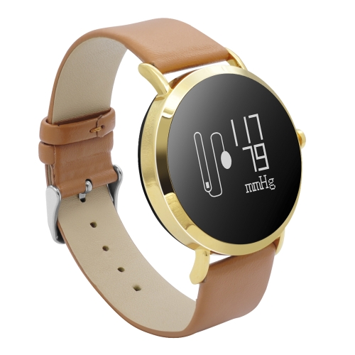 

CV08 Частота сердечных сокращений Артериальное давление Smart Watch - Кожа PU band band