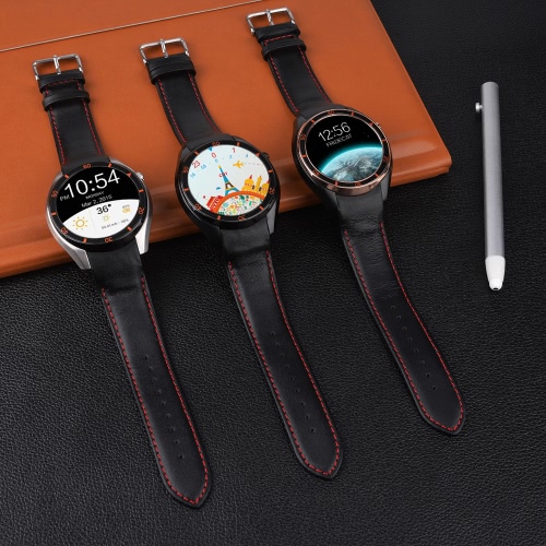 

I3 Heart Rate Smart BT Sport GPS 3G/2G Watch Phone WCDMA GSM MTK6580 1.3GHz CPU 1.39" 400*400P Touch Screen 512MB RAM + 4GB ROM Android 5.1 Call Notification Pedometer Alarm Metal Frame MP3 MP4 WiFi