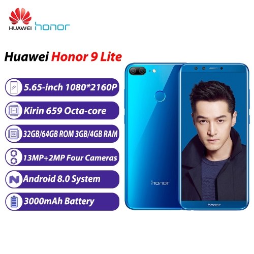 

Huawei Honor 9 Lite 4G Mobile Phone 3GB+32GB