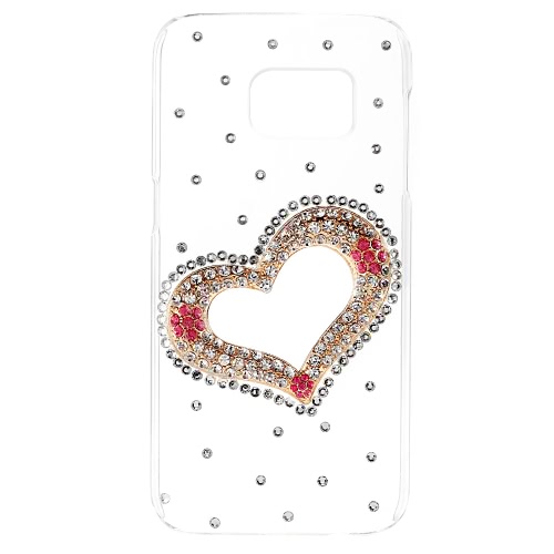 KKmoon Shell schützende Gehäuserückseite decken ultradünne leichte Kunststoff Fashion Bling Stoßstange für Samsung Galaxy-S7