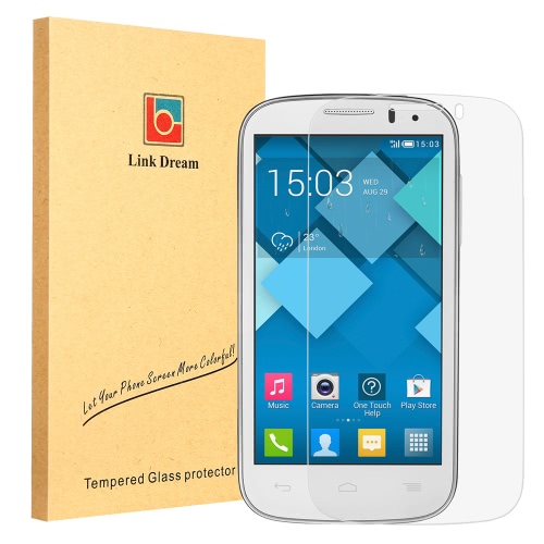 

Ссылка Мечта Закаленное стекло Защитная крышка пленка для 4,7 дюйма Alcatel One Touch Pop C5 9Н Tough Ультратонкие Высокая прозрачность Анти-грязи небьющиеся против царапин
