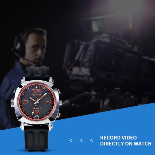 

FOXWEAR Wristwatch Multi-functional Recorder Watch DVR Smartwatch 720P HD Smart Watch WiFi Remote Control Video Recording Photographing Night Version Built-in Floodlight for IOS Android Phones
