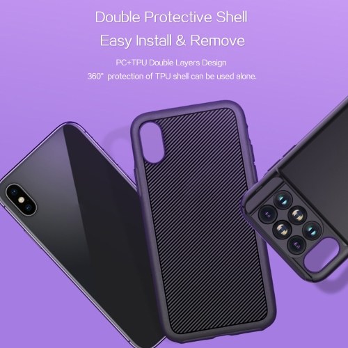 

6 in 1 Photograph Lens Mobile Phone Case