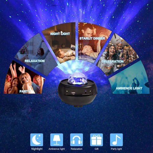 

Starry Sky Led Projector Light Led Projection Night Lamp with Remote Control