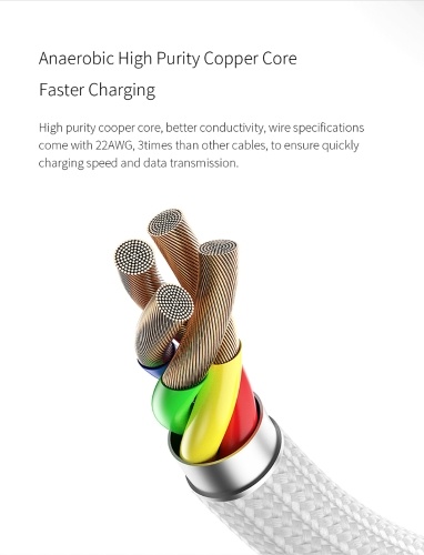 

WSKEN X2 2M 6.56ft Lightning Magnetic Cable for iPhone iPad LED Display Magnetical Type Data Sync Fast Charging Cable Nylon Braided Wire Charger Cable/ Silver