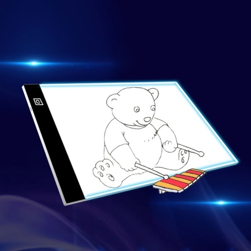 

A4 Dimmable LED Artcraft Tracing Copy Board Light Box Led Drawing Board 3 Level Brightness for Tattoo Drawing Sketching Designing Animation Children's Toy Painting Educational Creative Gifts W/USB Cable