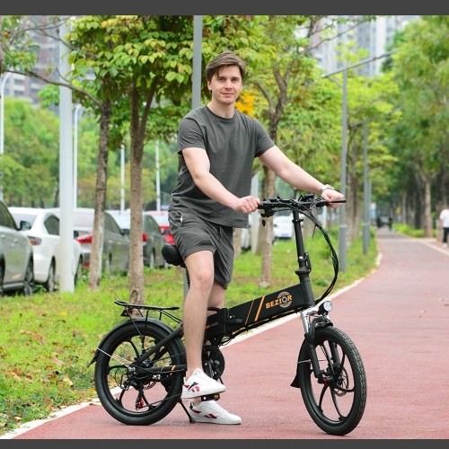 

BEZIOR M20 20'' Wheel Foldable Electric Moped Bicycle Electric Bike