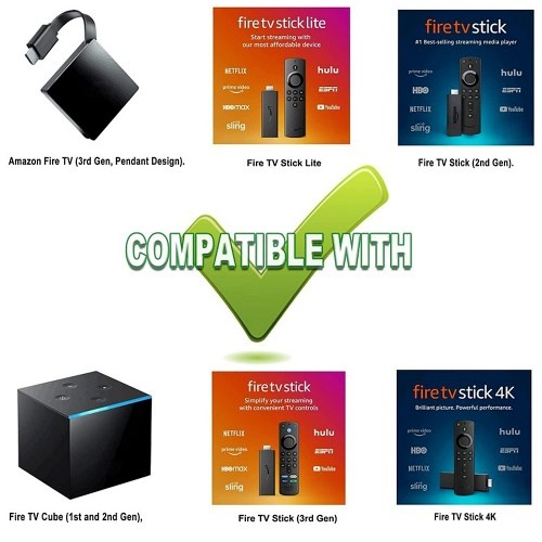 Voice Smart Search Remote Control L5B83H for Alexa Fire TV Stick 4K Universal Remote for Alexa Voice Remote Controller 