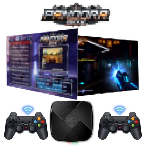 

I3 4K Ретро игровая консоль 10000+ игр с 2шт 2.4G Dual Player