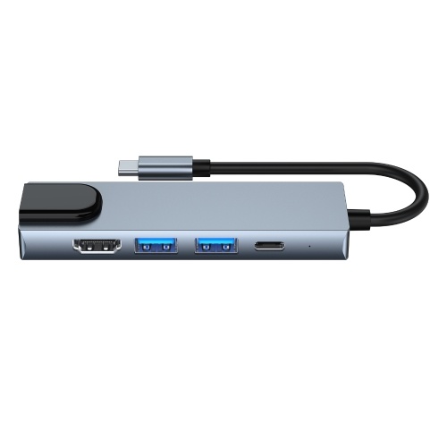 Многофункциональная док-станция USB C Hub 5-в-1 типа C