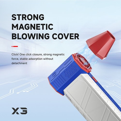 X3 Super Turbo Fan Jet Dry Blower - High-Speed 130000RPM Handheld Dust Remover 