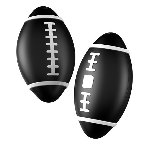 2Pcs Compact GPS Trackers - Rugger-Shaped Anti-Lost Device Compatible with Apple Find My